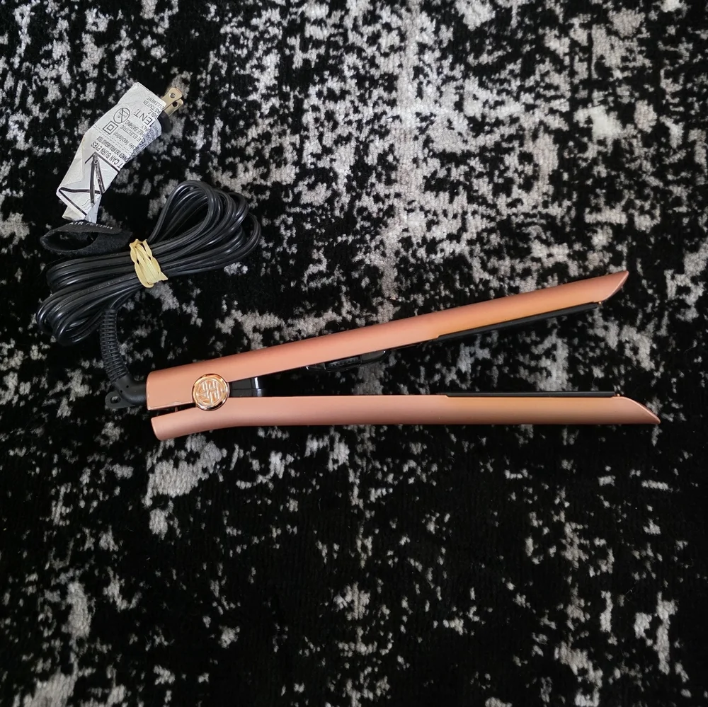 Hair Fetish Hedonist 1.25" Flat Iron with Japanese Tourmaline Plates Fire Opal - Picture 5 of 11